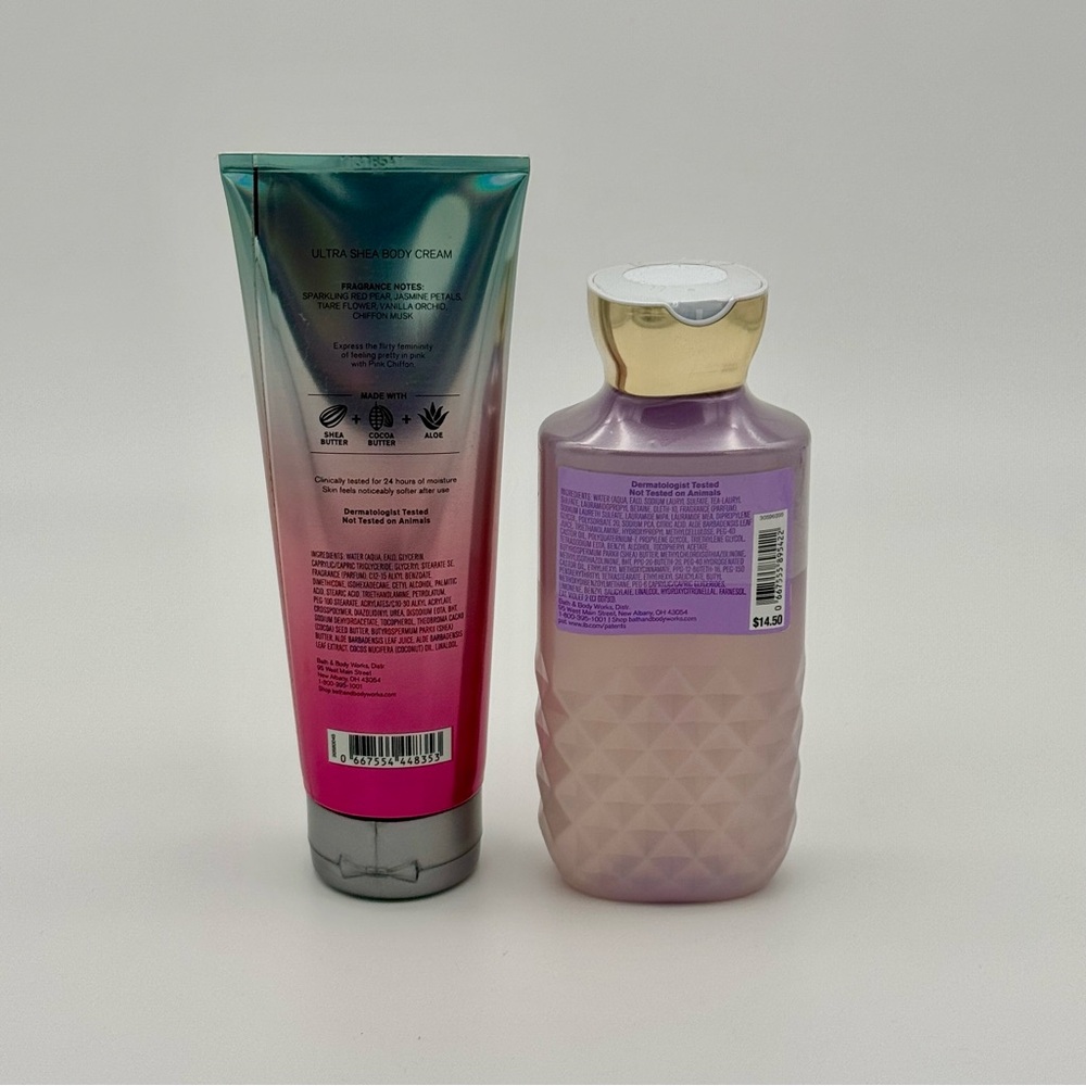 Bath & Body Works Pink Chiffon & Confetti Daydream Body Care Gifts NWT - Picture 3 of 4